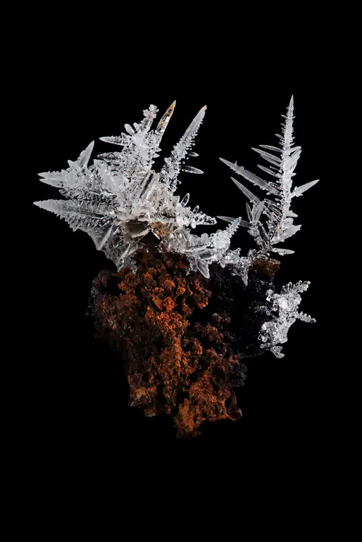 Photo de Salmiac, cristaux blancs