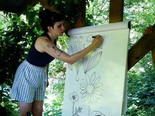Atelier pour enfants à la découverte des fleurs